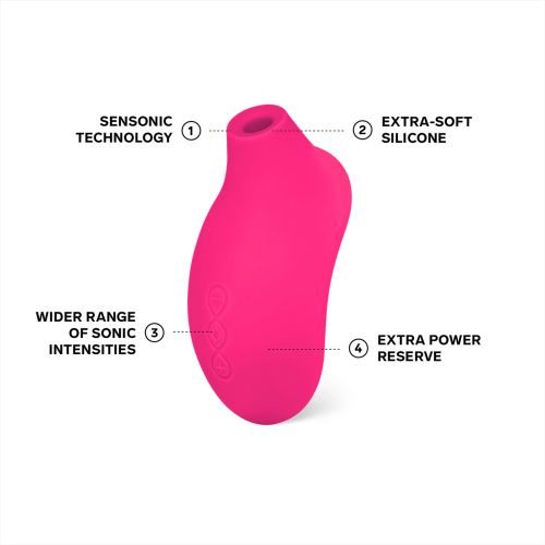 LELO Sona 2 Cruise клитор стимулатор, Cerise, 11.5 см