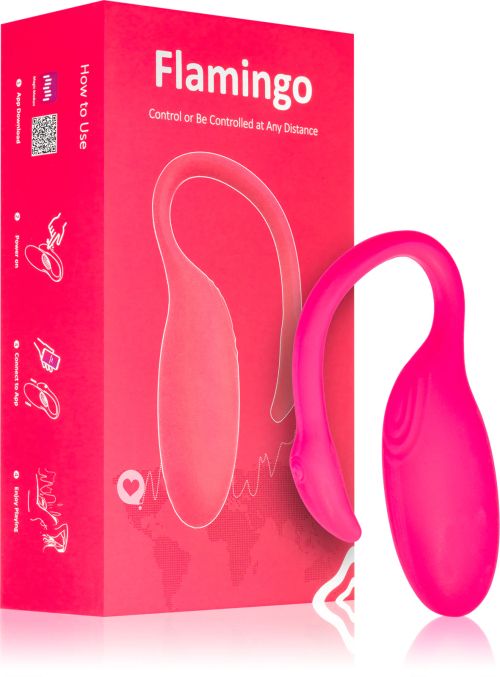 Magic Motion Flamingo Vibrating Egg, Pink, 20 cm