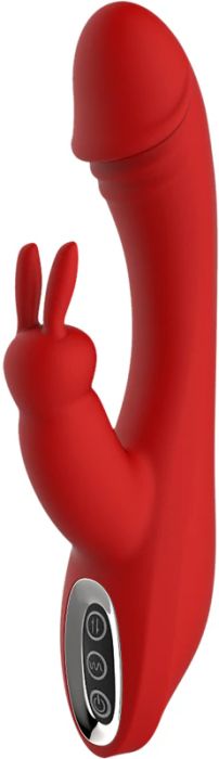 Dream Toys Red Revolution Artemis вибратор със стимулиране на клитора, Red, 20.5 см
