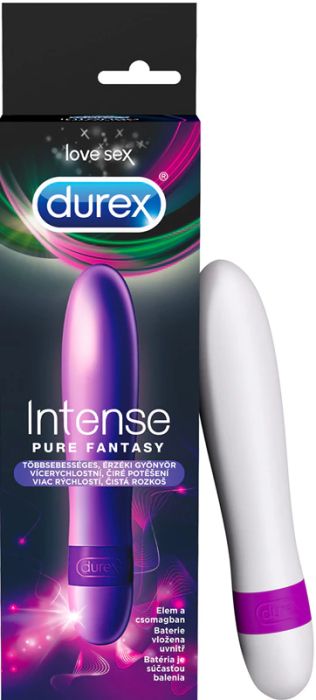 Durex Intense Pure Fantasy вибратор, White/Purple, 9.4 см