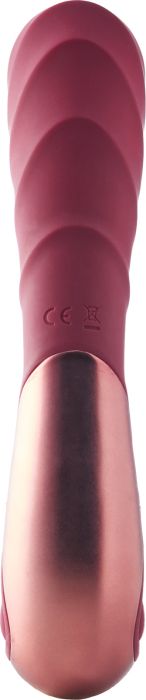 Dream Toys Dinky Jimmy K. Rabbit вибратор със стимулиране на клитора, Purple/Red, 19 см