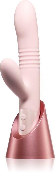 Blush Fraya вибратор със стимулиране на клитора, Pink, 25.5 см