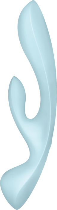 Satisfyer TRIPLE OH вибратор със стимулиране на клитора, Blue, 23.5 см