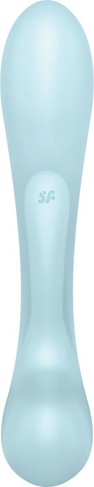 Satisfyer TRIPLE OH вибратор със стимулиране на клитора, Blue, 23.5 см