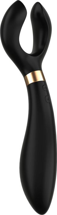 Satisfyer Endless Fun вибратор за двойки, Black/Gold, 23.5 см
