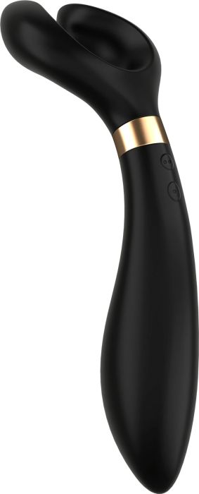 Satisfyer Endless Fun вибратор за двойки, Black/Gold, 23.5 см