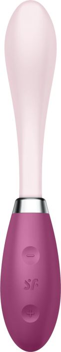 Satisfyer G-SPOT FLEX 3 вибратор, Purple/Pink/Red, 19.3 см