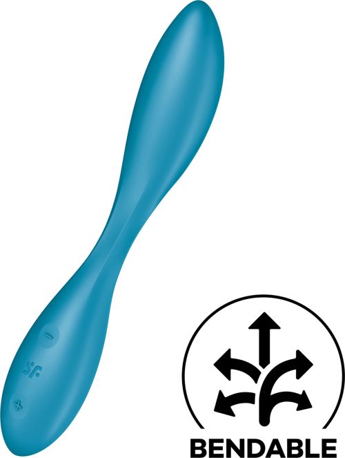 Satisfyer G-SPOT FLEX 1 вибратор, Petrol, 19.5 см