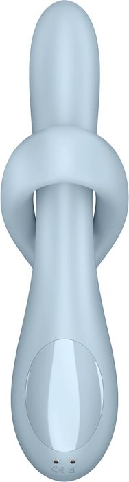 Satisfyer HEAT FLEX 4 вибратор със стимулиране на клитора, Blue, 23 см