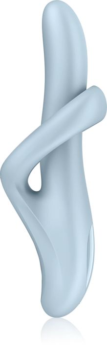 Satisfyer HEAT FLEX 4 вибратор със стимулиране на клитора, Blue, 23 см