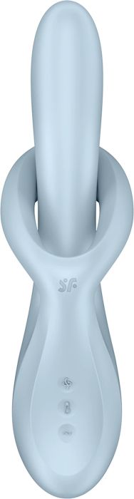 Satisfyer HEAT FLEX 4 вибратор със стимулиране на клитора, Blue, 23 см