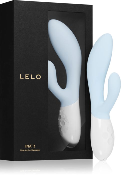 LELO INA 3 вибратор със стимулиране на клитора, Seafoam, 18.7 см