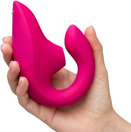 Womanizer Blend Dual Stimulation вибратор със стимулиране на клитора, Purple/Wine