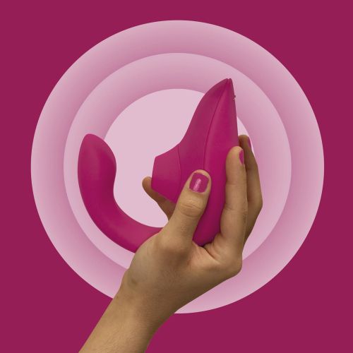 Womanizer Blend Dual Stimulation вибратор със стимулиране на клитора, Purple/Wine