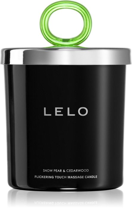 LELO Flickering Touch Massage Candle свещ за масаж, Snow Pear & Cedarwood, 150 г