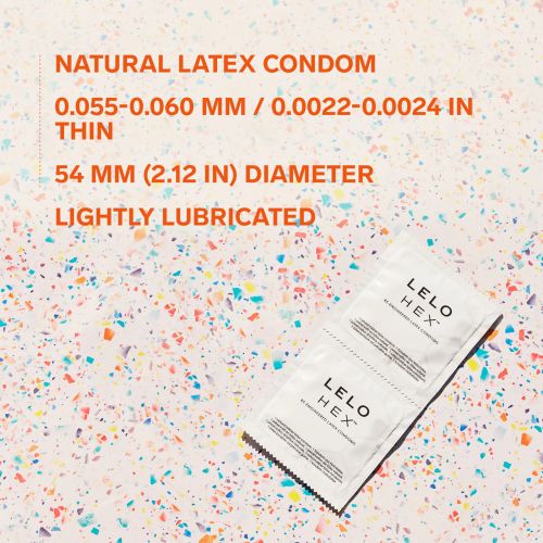 LELO HEX Original презервативи, 12 бр.