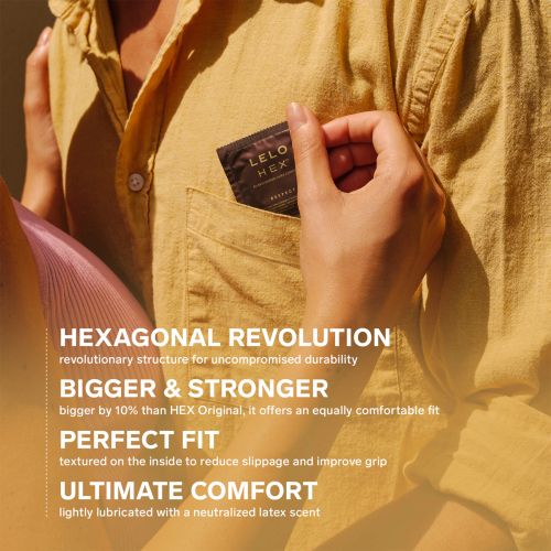 LELO HEX Respect XL Condoms