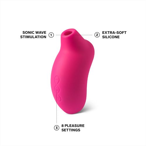 LELO Sona Clitoral Stimulator, Pink, 11.5 cm