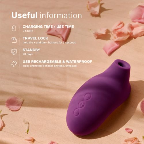 LELO Sona 2 Cruise клитор стимулатор, Black, 11.5 см