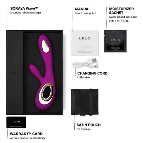 LELO SORAYA Wave вибратор със стимулиране на клитора, 21.5 см