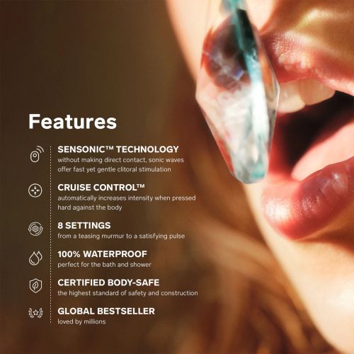LELO Sila Cruise клитор стимулатор, Aqua, 8 см