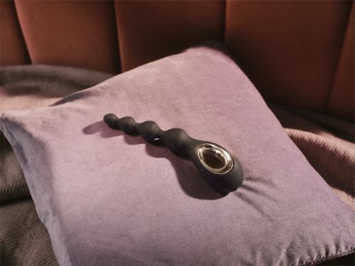LELO Soraya Beads вибратор с анални топчета, Black/Gold, 23.4 см