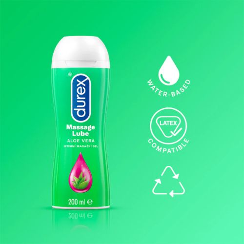 Durex Aloe Vera масажен гел за интимните части, 200 мл