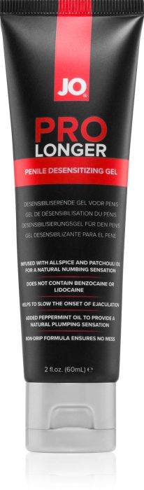 System JO PROLONGER Ejaculation Delay Gel, 60 ml