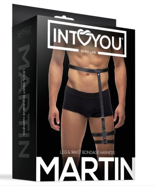 IntoYou BDSM Line Martin Black Men's BDSM Waist and Thigh Harness