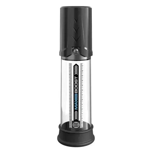 Pipedream Pump Worx Max Boost Black/Clear ръчна вакуумна помпа за пенис с P3 система