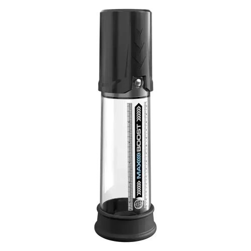Pipedream Pump Worx Max Boost Black/Clear ръчна вакуумна помпа за пенис с P3 система