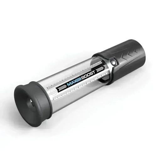 Pipedream Pump Worx Max Boost Black/Clear ръчна вакуумна помпа за пенис с P3 система