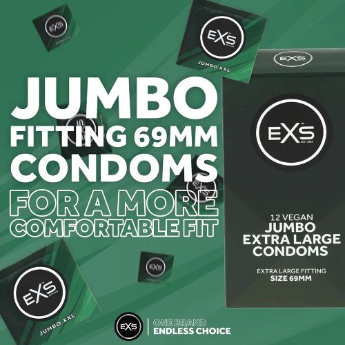 EXS Jumbo XXL екстра широк латексов презерватив 69 mm