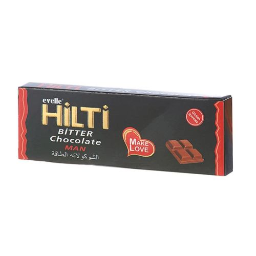 Evelle HILTI Bitter Chocolate for Men with Herbal Extracts – 25 g