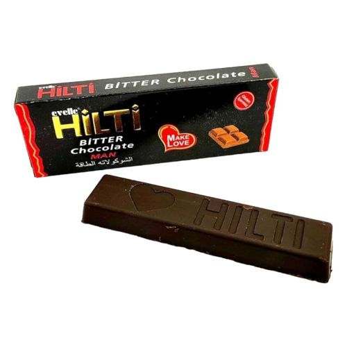 Evelle HILTI Bitter Chocolate for Men with Herbal Extracts – 25 g