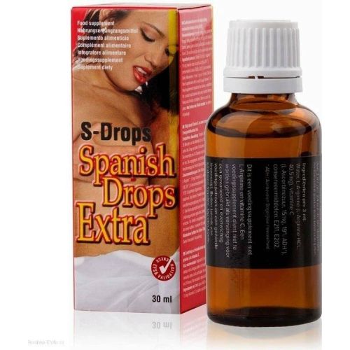 Cobeco Pharma Spanish Drops Extra интимни капки с L-аргинин и витамин C – 30 ml