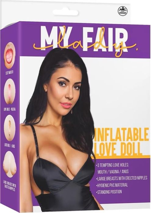 NMC My Fair Lady надуваема еротична кукла с 3 отвора – 152 см