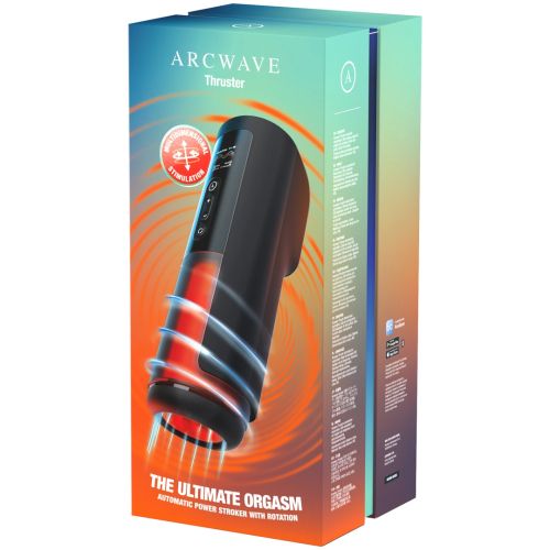 Arcwave Thruster Automatic Stroking & Rotating Masturbator – Black