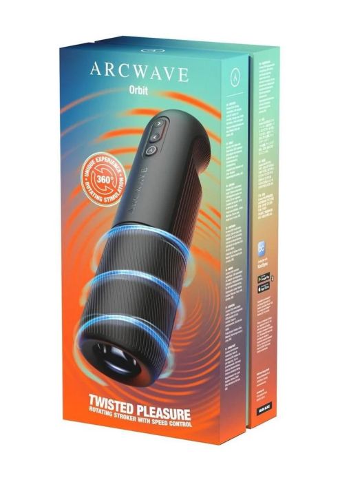 Arcwave Orbit Automatic 360° Rotating Masturbator with App Control – Black