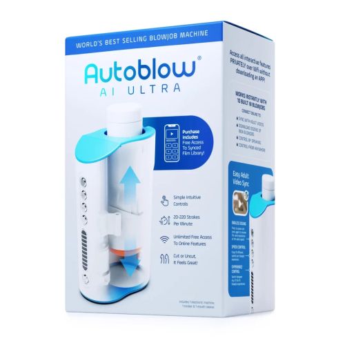 Autoblow AI Ultra Automatic Masturbator with AI & Video Sync – EU Plug