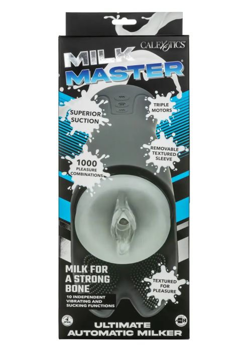 CalExotics Milk Master Ultimate Automatic Suction & Vibration Masturbator – Black